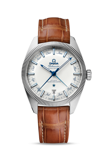 Omega Globemaster Annual Calendar Stainless Steel / White